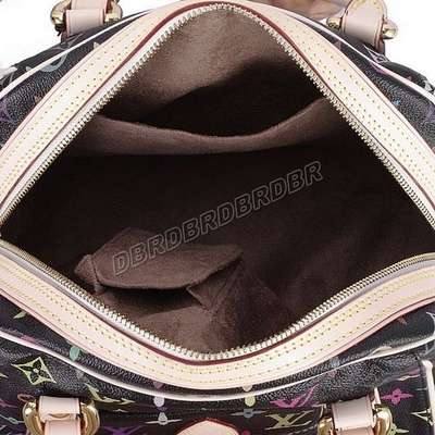 discount louis vuitton handbags monogram multicolore m40097 black wholesale