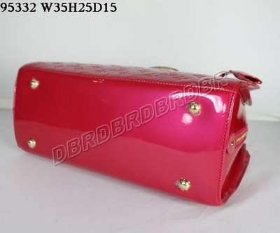 discount louis vuitton handbags monogram vernis m95332 rose red wholesale