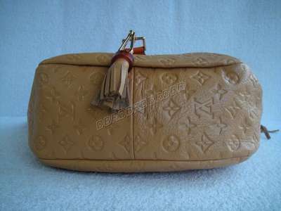 discount louis vuitton handbags leather m95381 yellowish brown wholesale