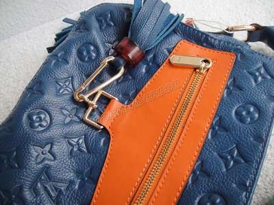 discount louis vuitton handbags leather m95383 blue wholesale