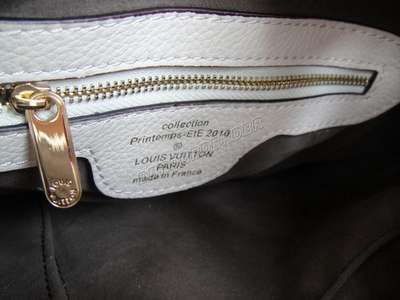 discount louis vuitton handbags leather m95383 white wholesale