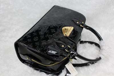 discount louis vuitton handbags monogram vernis m95332 black wholesale