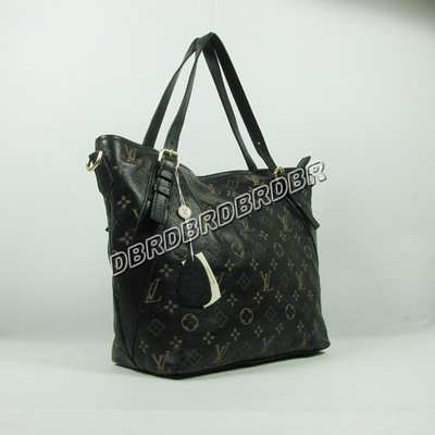 discount louis vuitton handbags leather m40879 black wholesale