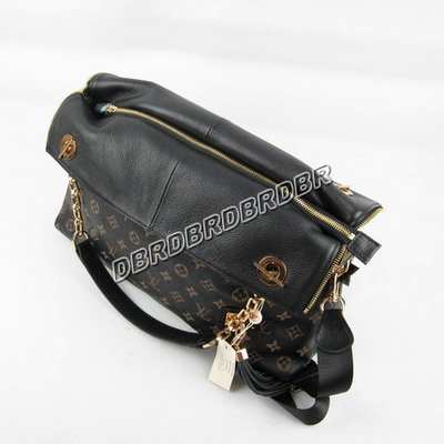 discount louis vuitton handbags leather m95130 monogram black wholesale