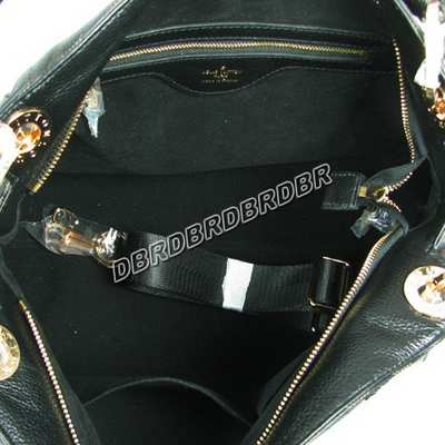 discount louis vuitton handbags leather n95178 black wholesale