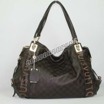 Discount Louis Vuitton Handbags Leather N96698 Coffee Wholesale