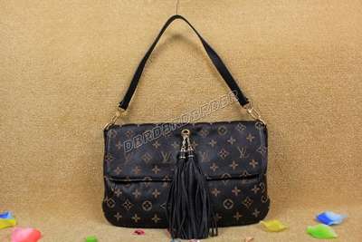 Discount Louis Vuitton Handbags Leather M95825 black Wholesale