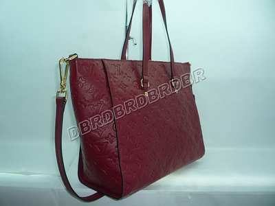 discount louis vuitton handbags monogram empreinte m93410 purplish red wholesale