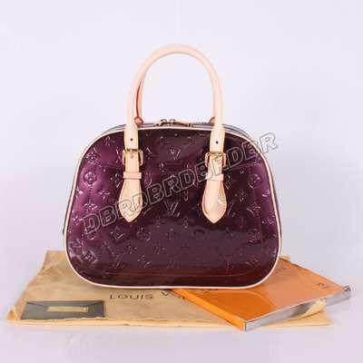 Discount Louis Vuitton Handbags Monogram Vernis M93513 purple Wholesale