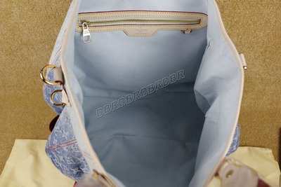 discount louis vuitton handbags monogram denim m40411 blue wholesale