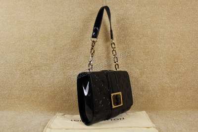 discount louis vuitton handbags monogram vernis m91279 black wholesale