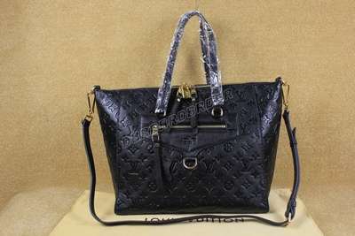 Discount Louis Vuitton Handbags Monogram Empreinte M93410 black Wholesale