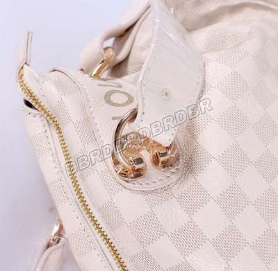 discount louis vuitton handbags leather m93083 beige white wholesale