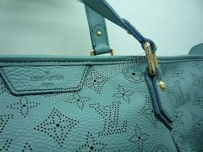 discount louis vuitton handbags monogram mahina m93178 blue wholesale