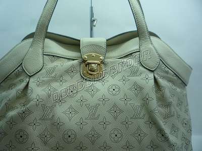 discount louis vuitton handbags monogram mahina m93078 beige white wholesale