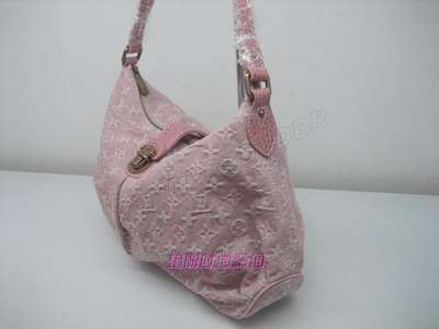 discount louis vuitton handbags monogram denim m95583 pink wholesale