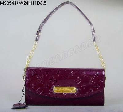 Discount Louis Vuitton Handbags Monogram Vernis M93541 purple Wholesale