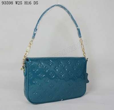 discount louis vuitton handbags monogram vernis m93598 blue wholesale