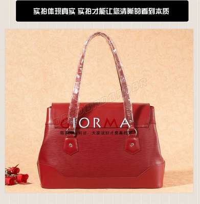 discount louis vuitton handbags epi leather m40222 red wholesale