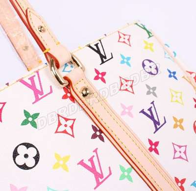 discount louis vuitton handbags monogram multicolore m40100 white wholesale