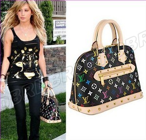 discount louis vuitton handbags monogram multicolore m92647 black wholesale