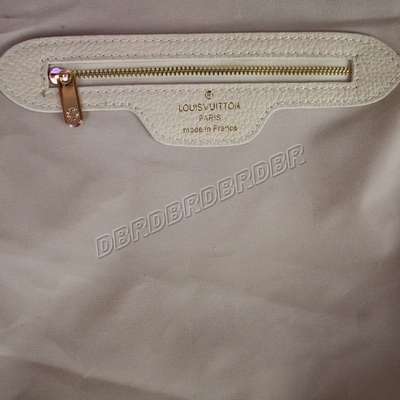 discount louis vuitton handbags leather 95874 beige white wholesale