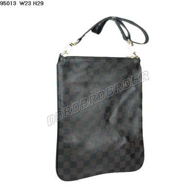 discount louis vuitton handbags leather 95013 black/gray wholesale