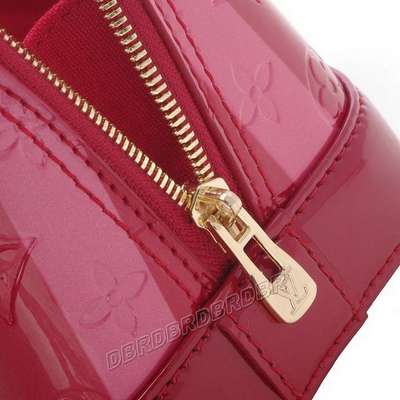 discount louis vuitton handbags monogram vernis m91606 red/pink stripped wholesale