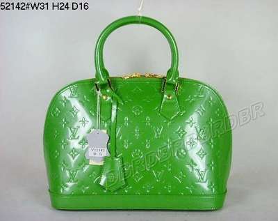 Discount Louis Vuitton Handbags Monogram Vernis 52142 green Wholesale