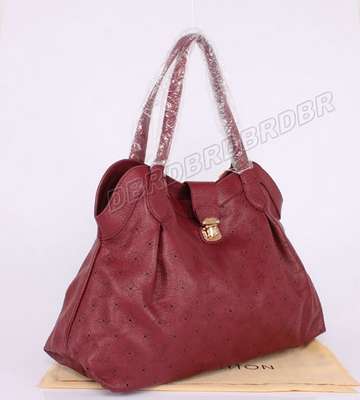 discount louis vuitton handbags monogram mahina m97061 purplish red wholesale