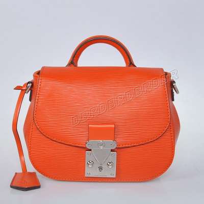 Discount Louis Vuitton Handbags Epi Leather M40653 orange Wholesale