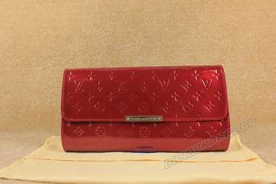 Discount Louis Vuitton Handbags Monogram Vernis 91548 red Wholesale