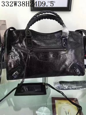 Balenciaga Motocycle Bag 332 Black 39283