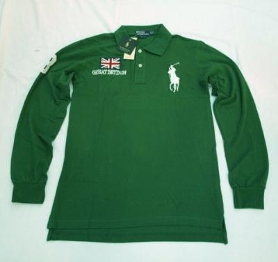 Ralph Lauren men Polo shirt-long sleeve-green No.327