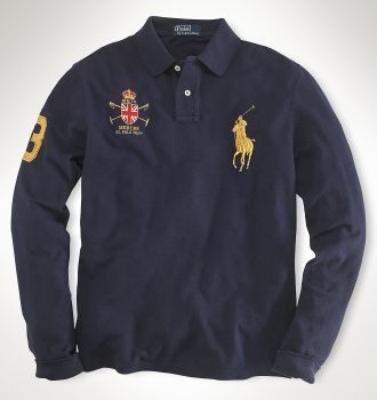 Ralph Lauren men polo shirt-long sleeve No.402