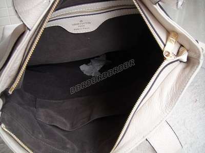 discount louis vuitton handbags leather 95080 beige white wholesale