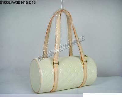 discount louis vuitton handbags monogram vernis 91006 beige white wholesale