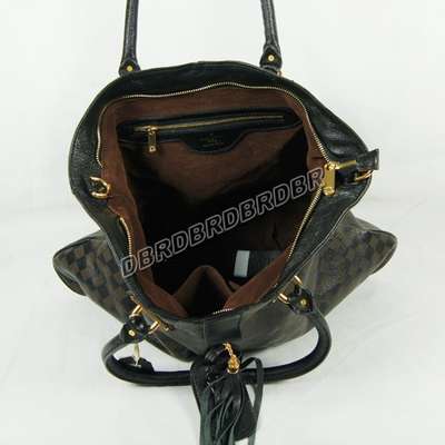 discount louis vuitton handbags leather n45701 black wholesale