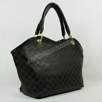 discount louis vuitton handbags leather n95017 black wholesale