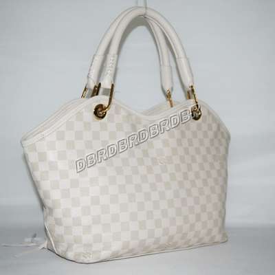 discount louis vuitton handbags leather n95017 white wholesale