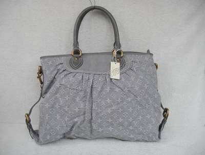 discount louis vuitton handbags monogram denim m95838 gray wholesale