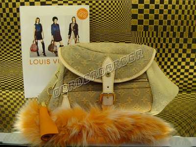 Discount Louis Vuitton Handbags Monogram Denim M95847 orange Wholesale