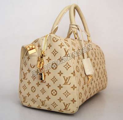 discount louis vuitton handbags leather m95851 monogram beige white wholesale