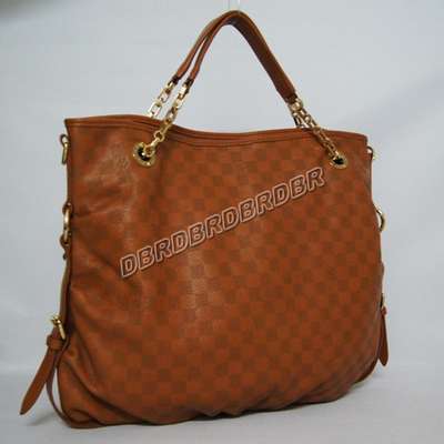 discount louis vuitton handbags leather n91952 yellowish brown wholesale