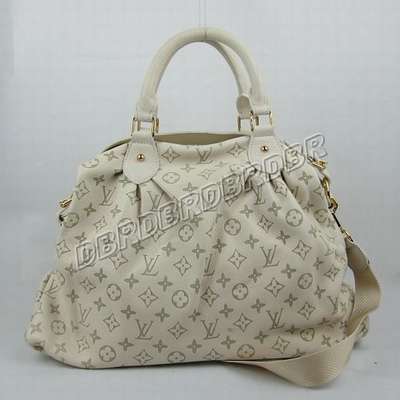 discount louis vuitton handbags leather m95007 beige white wholesale