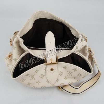 discount louis vuitton handbags leather m93183 beige white wholesale