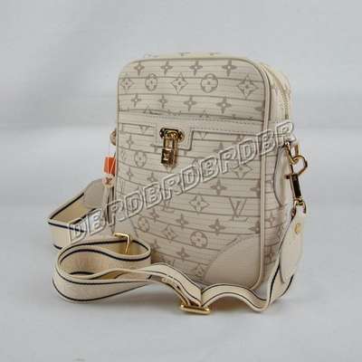 discount louis vuitton handbags leather m95996 beige white wholesale