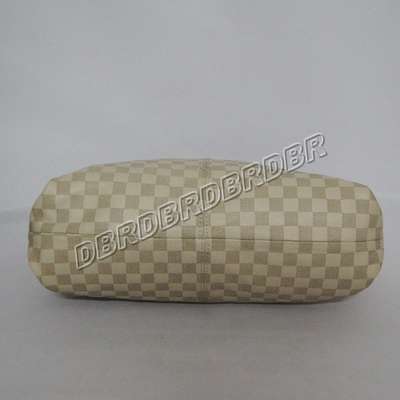 discount louis vuitton handbags leather n96113 beige white wholesale