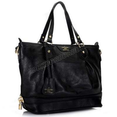 discount louis vuitton handbags monogram mahina m93176 black wholesale