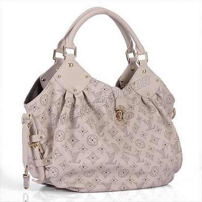 Discount Louis Vuitton Handbags Monogram Mahina M95548 beige white Wholesale